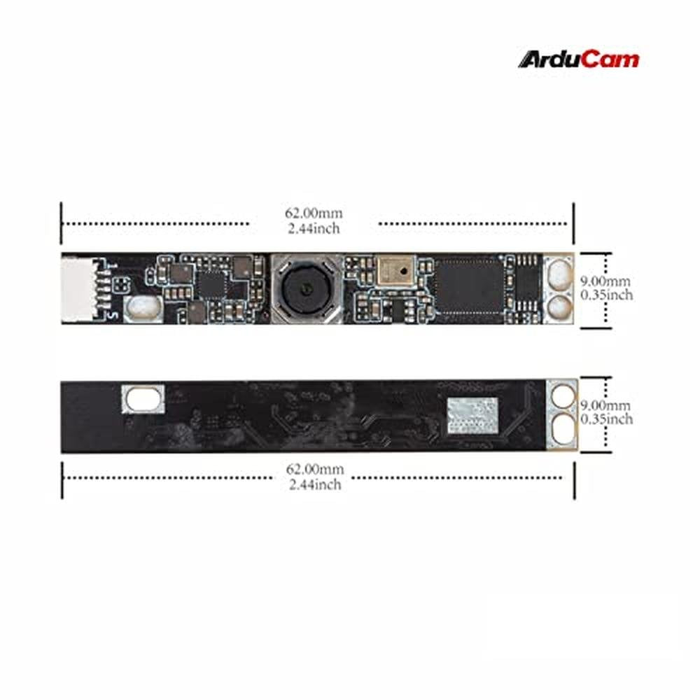 Arducam IMX219: 8MP Autofocus USB Camera Module – Side View