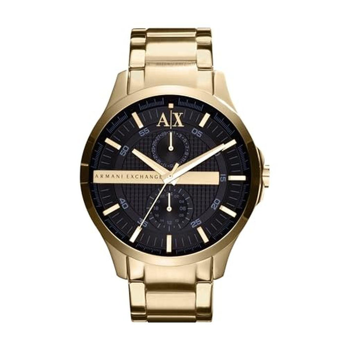 Men Watch: Armani Exchange A-X Men's Watch Gold Tone – Front View