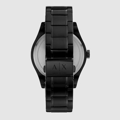 Armani Exchange: AX Men's Black Stainless Steel Watch – In Use