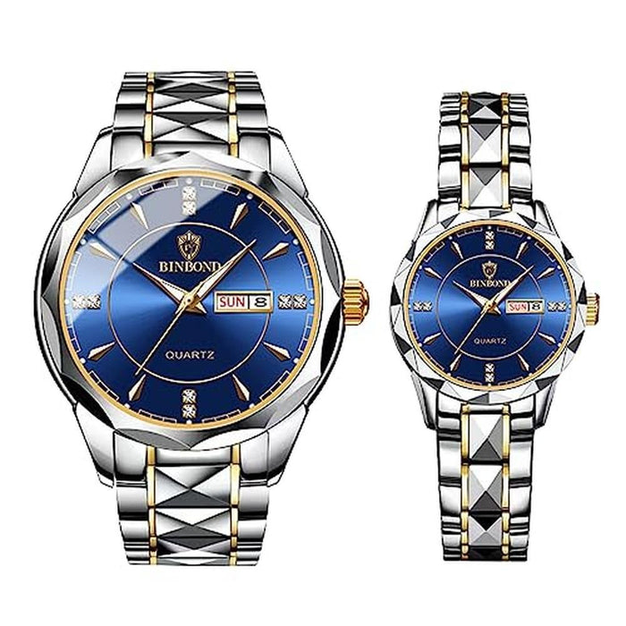 Watches Aroncent: Aroncent Valentines Couple Pair Watches – Front View