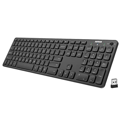 Arteck 2.4G Wireless Keyboard – Front View