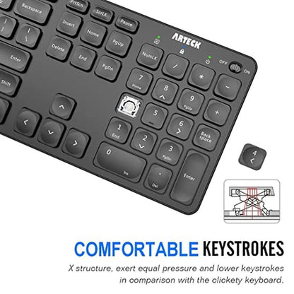Arteck 2.4G Wireless Keyboard – Close-up Detail