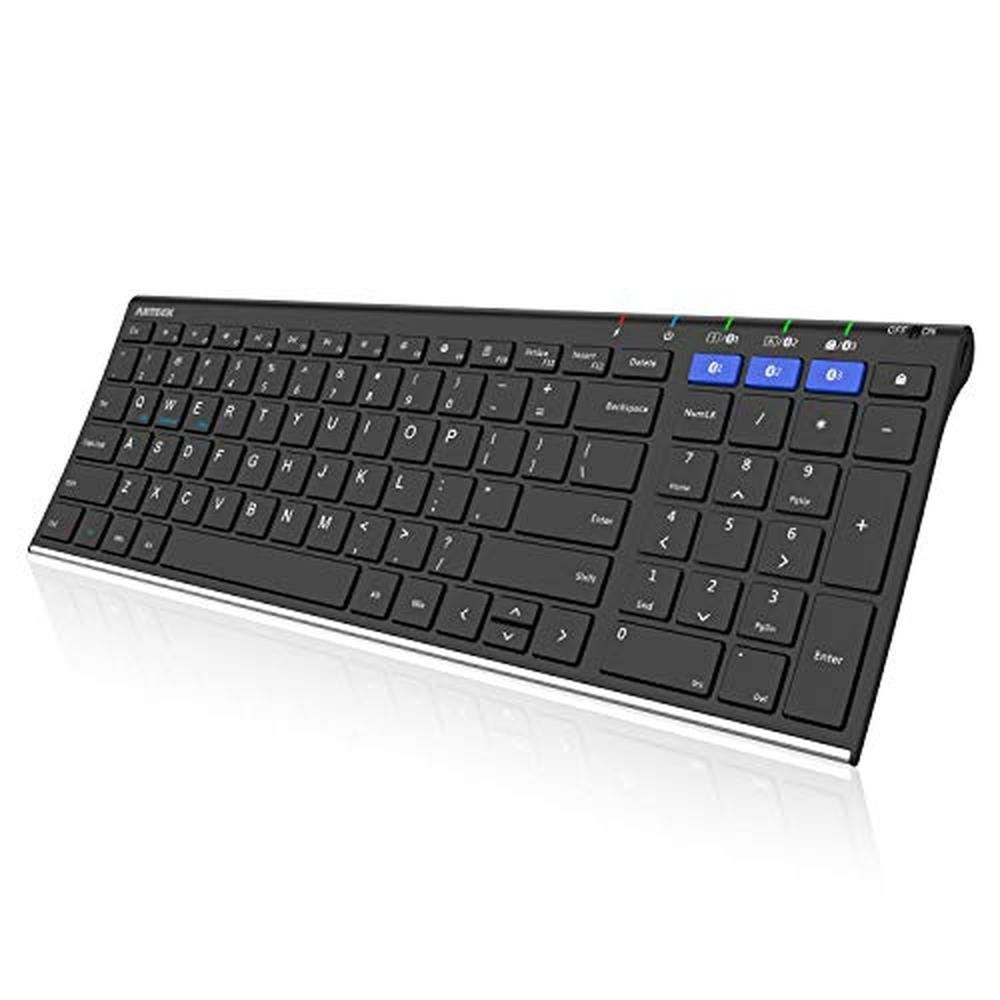 Arteck HB193 Universal Bluetooth Keyboard – Front View