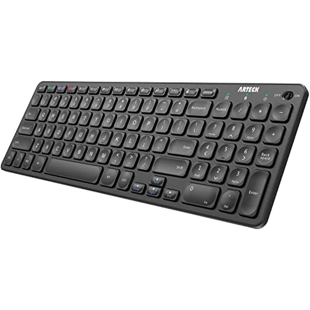Bluetooth Keyboard: Arteck HB305-2 Ultra-Compact Wireless – Front View