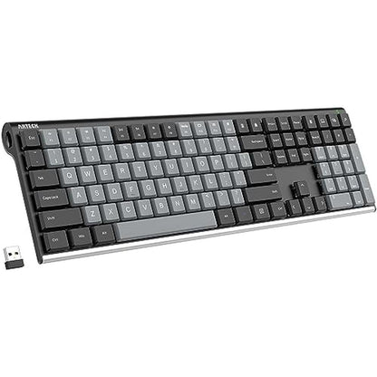 Arteck Mechanical: 2.4G USB Wireless Performance Keyboard – Front View