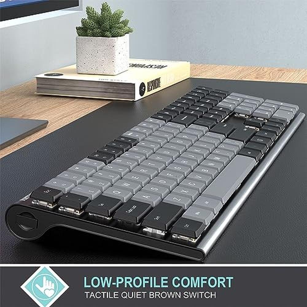 Arteck Mechanical: 2.4G USB Wireless Performance Keyboard – Close-up Detail