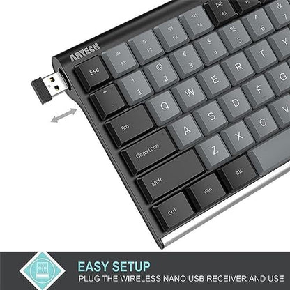 Arteck Mechanical: 2.4G USB Wireless Performance Keyboard – Packaging