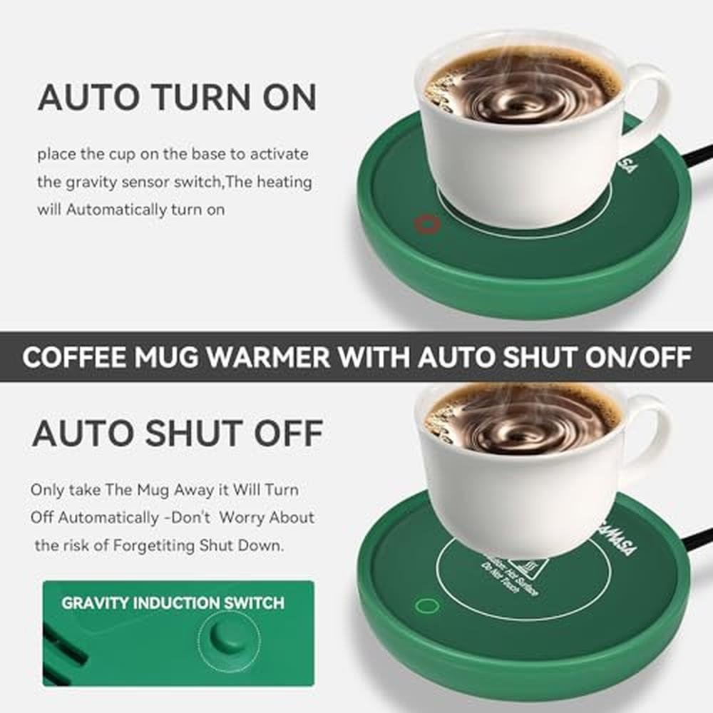 ASAMASA Smart Coffee mug Warmer – Side View