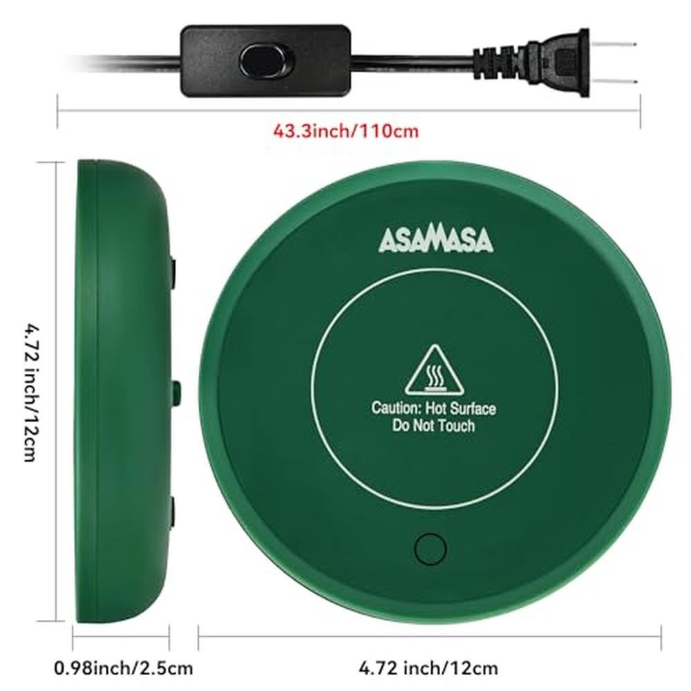 ASAMASA Smart Coffee mug Warmer – Close-up Detail