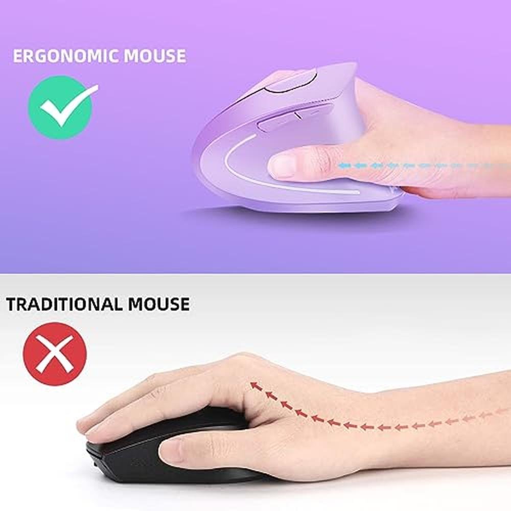 ASOYIOL Ergonomic Wireless Mouse – In Use