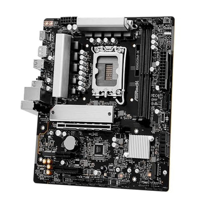 ASRock B860M-X: High-End Micro ATX Motherboard – Close-up Detail