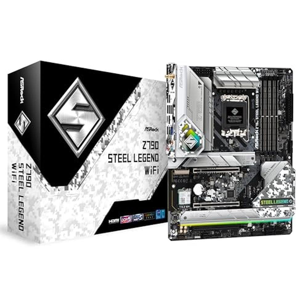ASRock Z790: ASRock Z790 Steel Legend WiFi – Front View