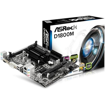 ASRock Motherboard: Micro ATX DDR3 1066 NA D1800M – Front View