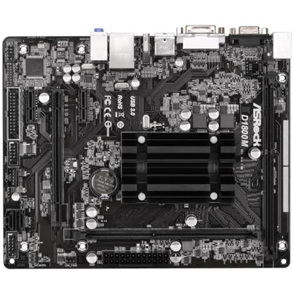 ASRock Motherboard: Micro ATX DDR3 1066 NA D1800M – Side View