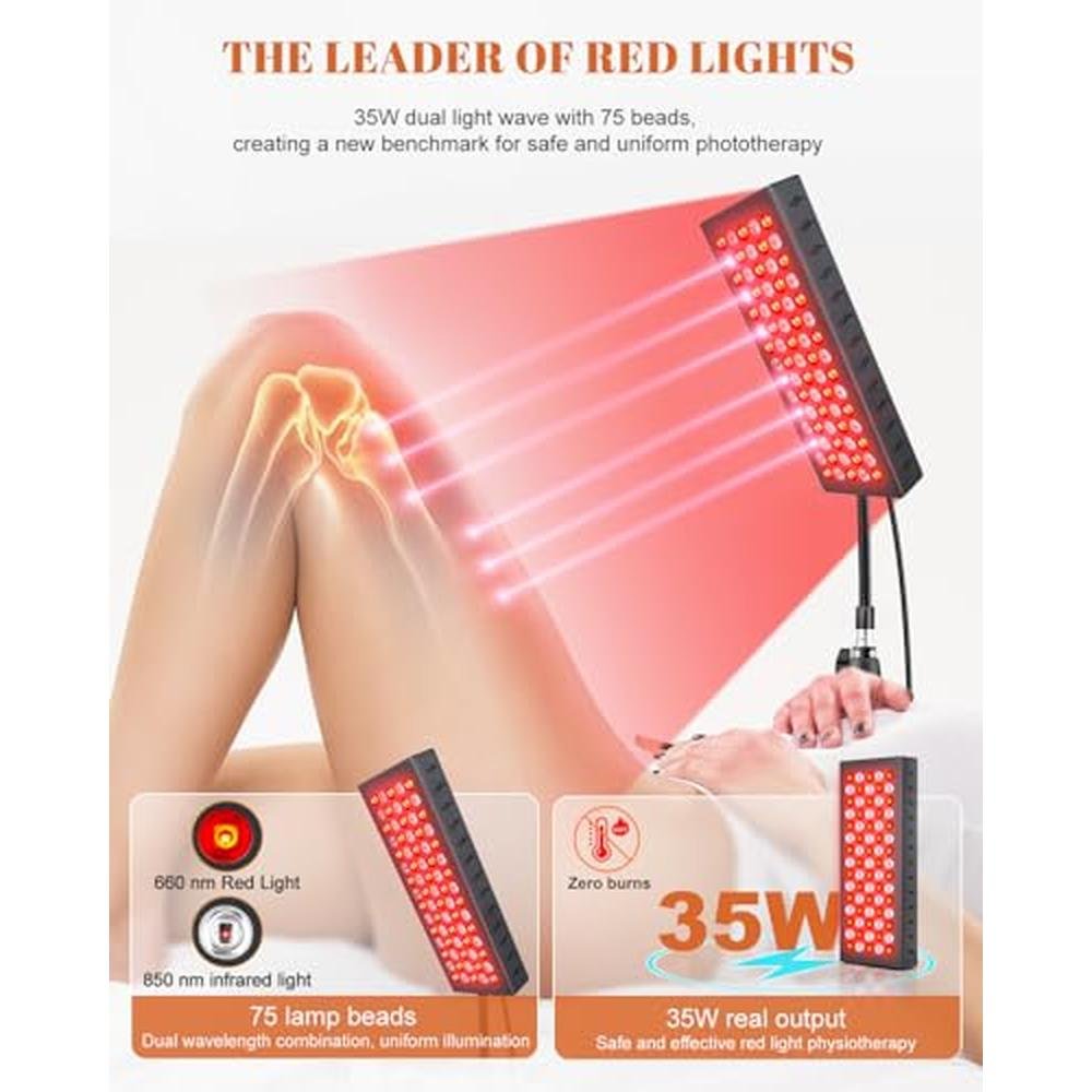 Red Light Therapy Body: Astarexin 75 LED Light Therapy Panel – In Use