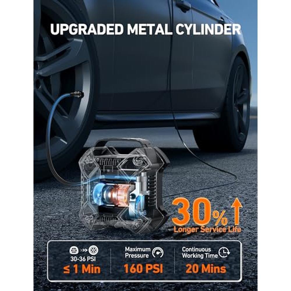 Air Tire: AstroAI Air Compressor Tire Inflator Portable Air – Close-up Detail