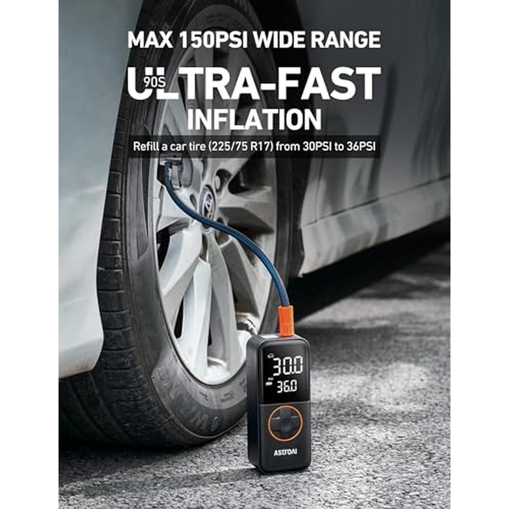 Air Portable: AstroAI L4 Tire Inflator 150PSI – Packaging