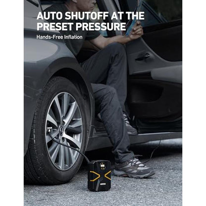 Tire Air: AstroAI S1 Tire Inflator Portable Air Compressor – Close-up Detail