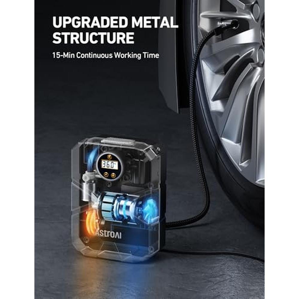 Tire Air: AstroAI S1 Tire Inflator Portable Air Compressor – Packaging
