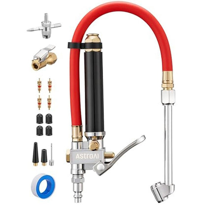 Pressure Gauge: AstroAI T3 Heavy-Duty Tire Pressure Gauge – Front View