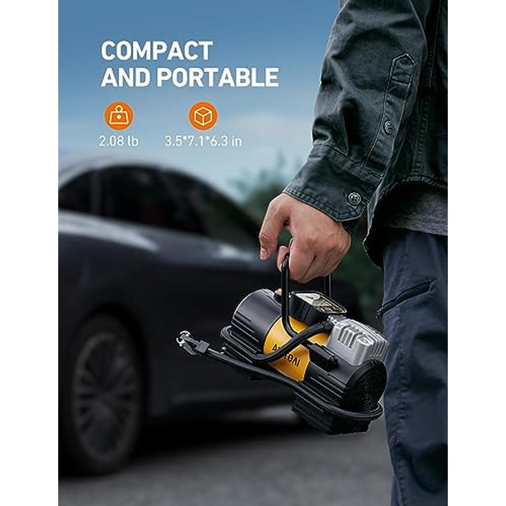 Tire Air: AstroAI Tire Inflator Portable Air Compressor Up – Packaging