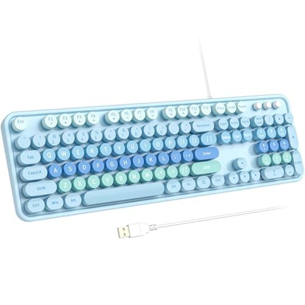 Keyboard Atelus: Atelus Large Print Keyboard USB Wired – Front View