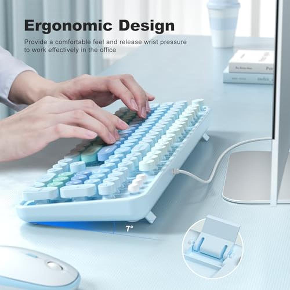 Keyboard Atelus: Atelus Large Print Keyboard USB Wired – In Use