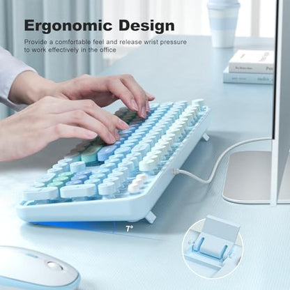 Keyboard Atelus: Atelus Large Print Keyboard USB Wired – In Use