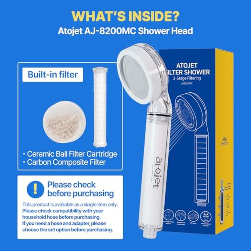 Filter Showerhead: Atojet AJ8200MC SNG-1 – Side View