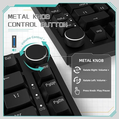Keyboard Attack: AJAZZ AK820 Mechanical Gaming Keyboard – Close-up Detail