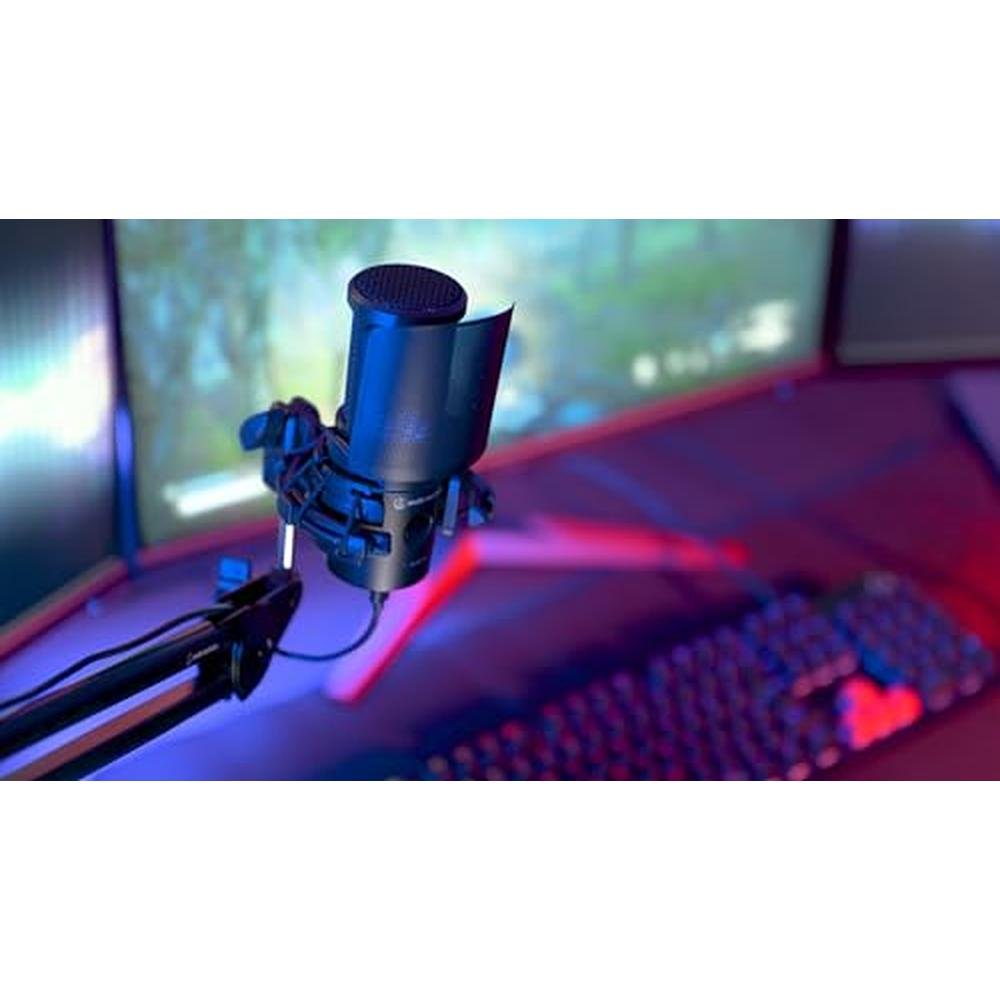 Audio Technica AT2020USBXP: USB Condenser Microphone with – Side View