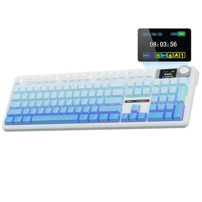 Keyboard AULA: AULA F108 PRO Wireless Mechanical Gaming – Front View