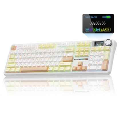 Keyboard AULA F108 PRO: Wireless Mechanical Gaming Keyboard – Front View