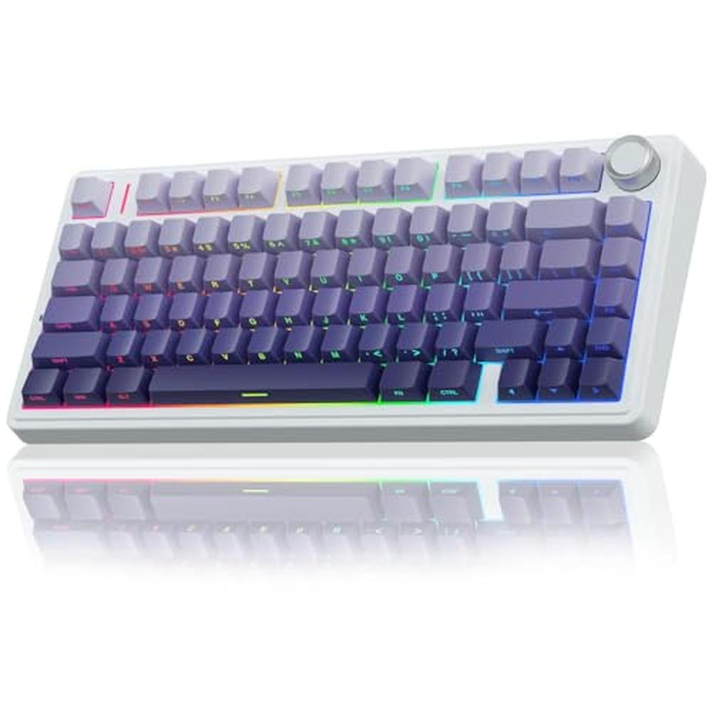 Mechanical Keyboard: AULA F75 Pro Wireless 75% Hot – Front View