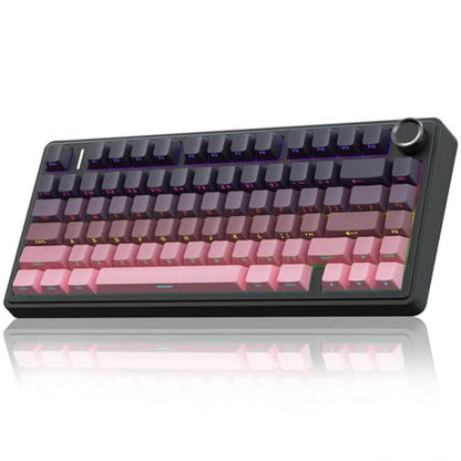 Mechanical Keyboard: AULA F75 Pro Wireless 75% Hot – Front View