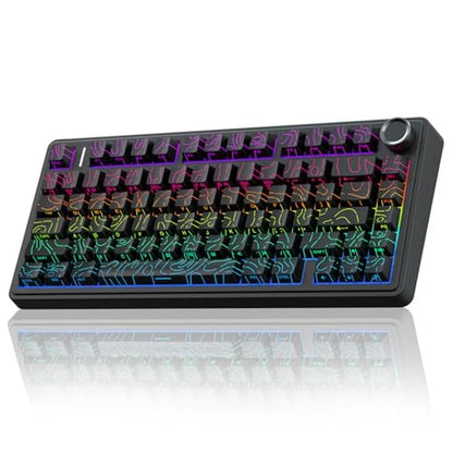 Keyboard AULA: AULA F75 Pro Wireless Mechanical Keyboard – Front View