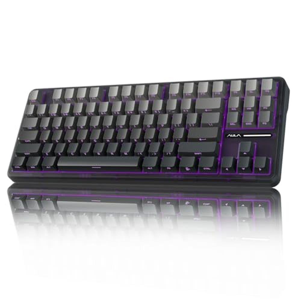 Keyboard AULA F87 Pro: Wireless Mechanical Keyboard – Front View
