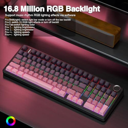 Keyboard AULA: AULA F99 Pro Wireless Mechanical Keyboard – In Use