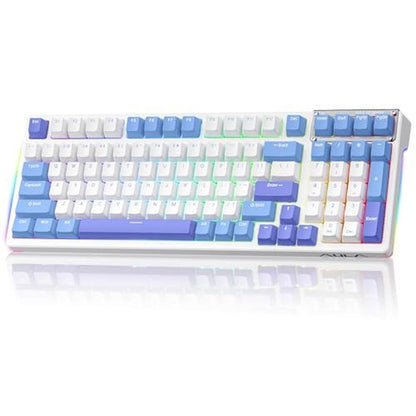 Mechanical Keyboard: AULA 99-Key Tri-Mode Wireless Gaming – Front View