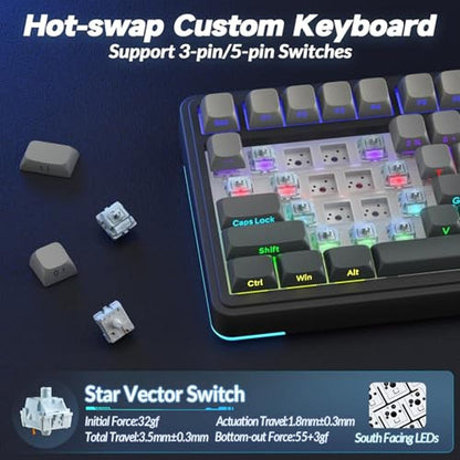 Keyboard AULA: AULA S75 PRO Wireless Mechanical Keyboard – Packaging