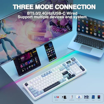 Keyboard AULA: AULA S98 Pro Wireless Mechanical Keyboard – In Use