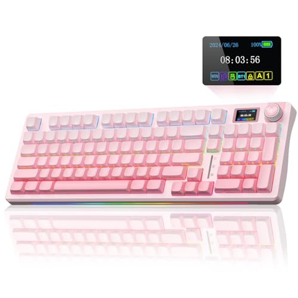 Keyboard AULA: AULA S98 Pro Wireless Mechanical Keyboard – Front View