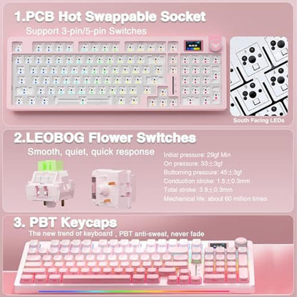 Keyboard AULA: AULA S98 Pro Wireless Mechanical Keyboard – Packaging