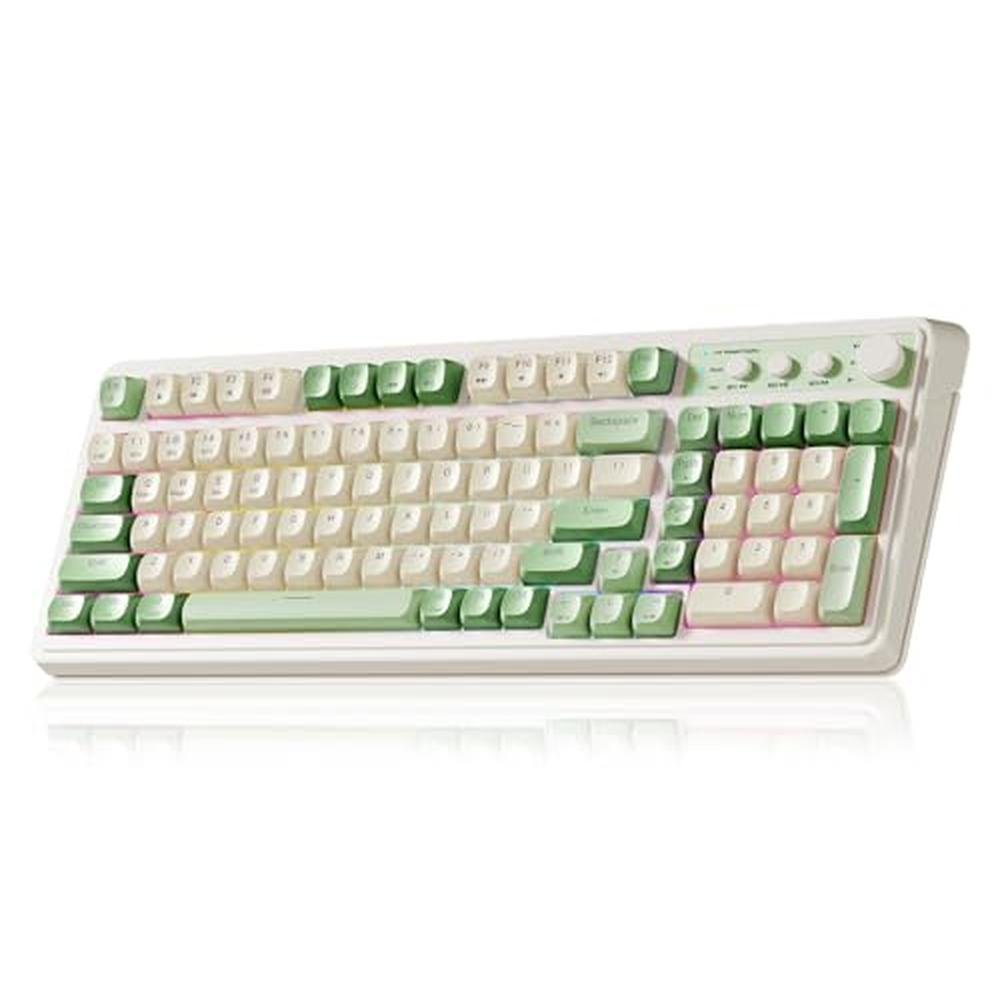 Keyboard Aula: AULA S99 Gaming Keyboard Wireless Computer – Front View