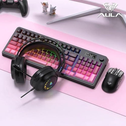Keyboard AULA: AULA S99 Pro Wireless Keyboard with Media – Packaging