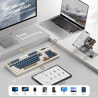 Keyboard AULA: AULA S99 Pro Wireless Gaming Keyboard – In Use