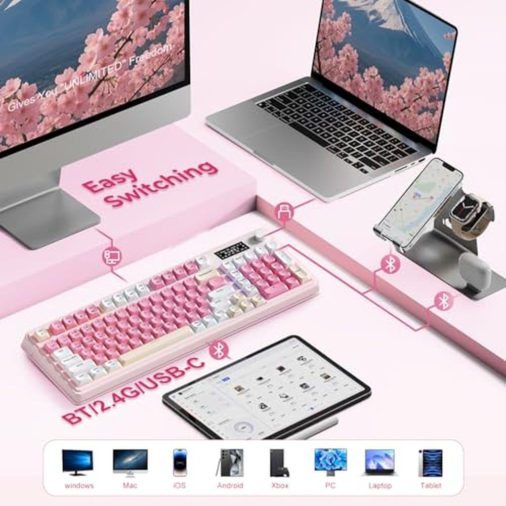 Keyboard AULA: AULA S99pro Wireless Gaming Keyboard – In Use