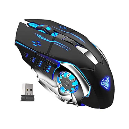AULA SC100 Silent Wireless Gaming Mouse Rechargeable – Front View