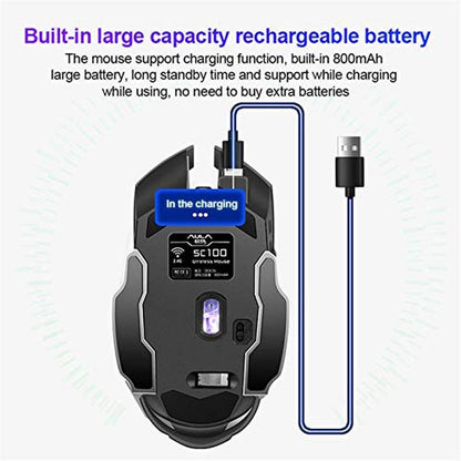 AULA SC100 Silent Wireless Gaming Mouse Rechargeable – Packaging