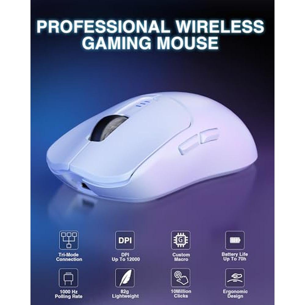 AULA SC580 Wireless Gaming Mouse – Side View